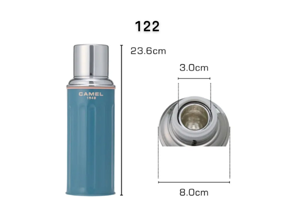 122|ガラス内瓶 真空断熱ボトル 450ml
