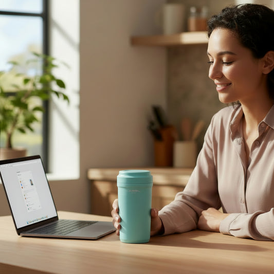 CUPPA28|ガラス内瓶 真空断熱タンブラー 280ml