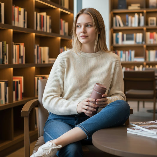 CUPPA35|ガラス内瓶 真空断熱タンブラー 350ml