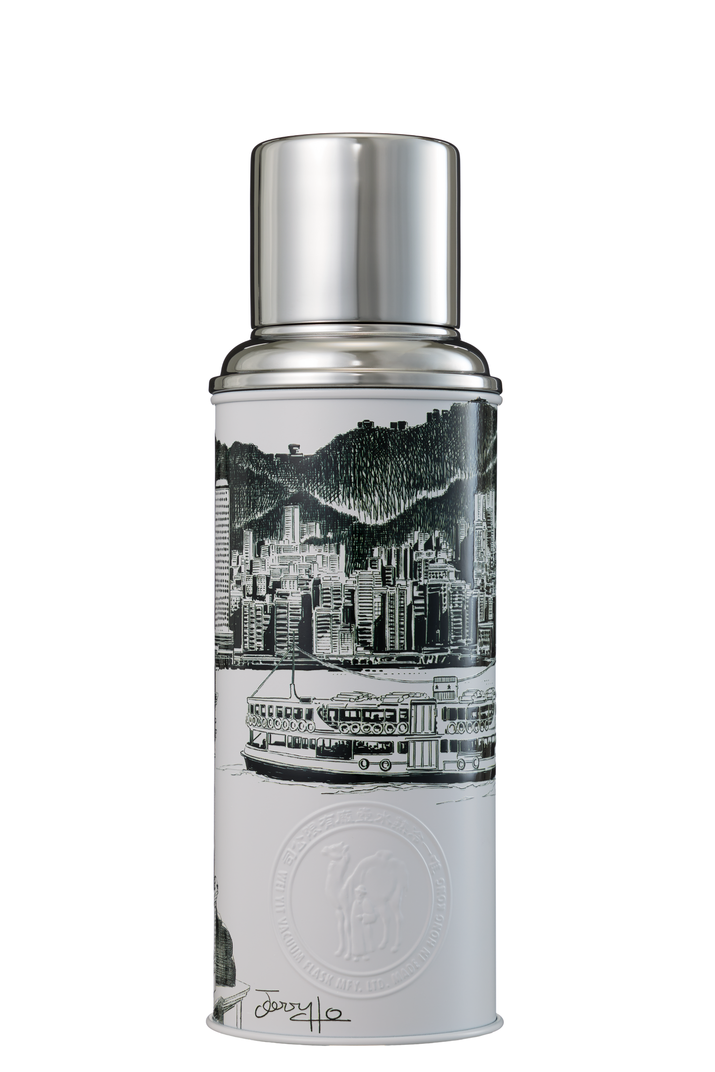 116 JERRY-CHO | 116 PEN-SO｜ガラス内瓶 真空断熱ボトル 450ml