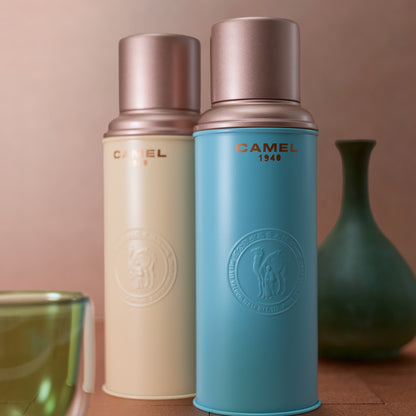 【10%OFF＆送料0円】116のSET｜ガラス内瓶 真空断熱ボトル 450ml ×２