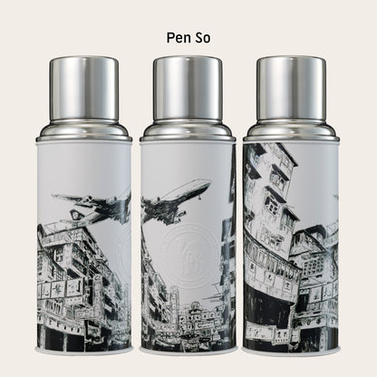 116 JERRY-CHO | 116 PEN-SO｜ガラス内瓶 真空断熱ボトル 450ml