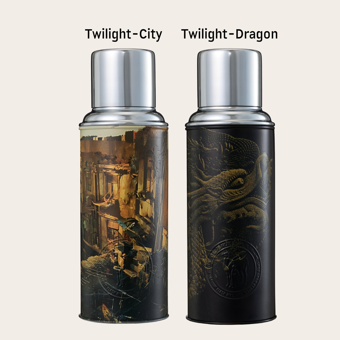 116 TWILIGHT-CITY TWILIGHT-DRAGON｜映画『トワイライトウォリアーズ』公式デザイン（ガラス内瓶・450ml）