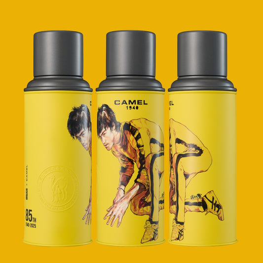 【NEW：先行販売中】116 Bruce Lee | ブルース・リー × CAMEL ガラス内瓶 真空断熱ボトル 450ml