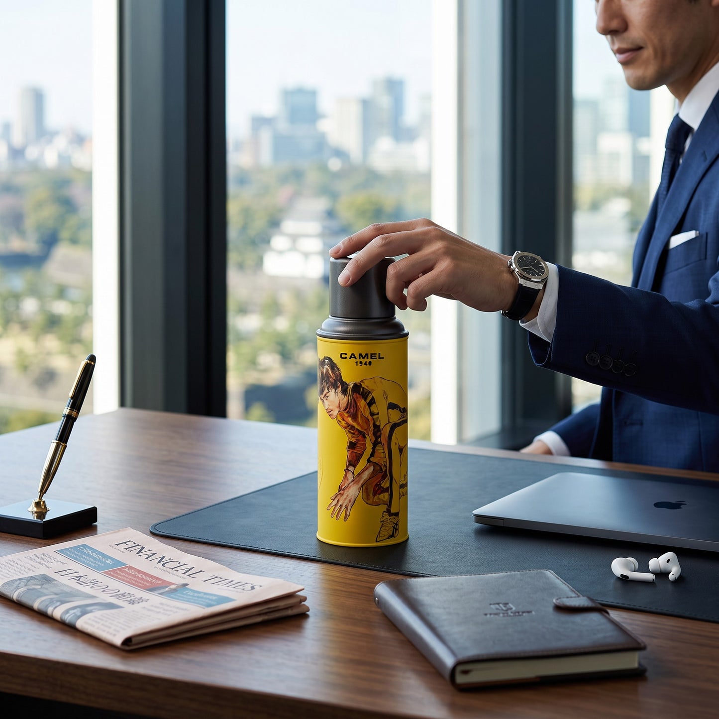 【再入荷】116 Bruce Lee | ブルース・リー × CAMEL ガラス内瓶 真空断熱ボトル 450ml
