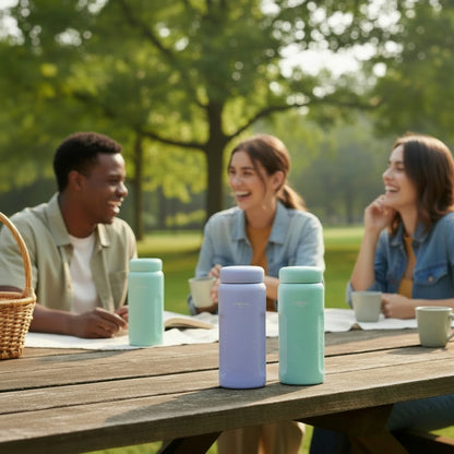 【3.8％OFF＆送料0円】MINI20の3本セット｜内側セラミックコーティング 真空断熱ボトル 200ml ×3