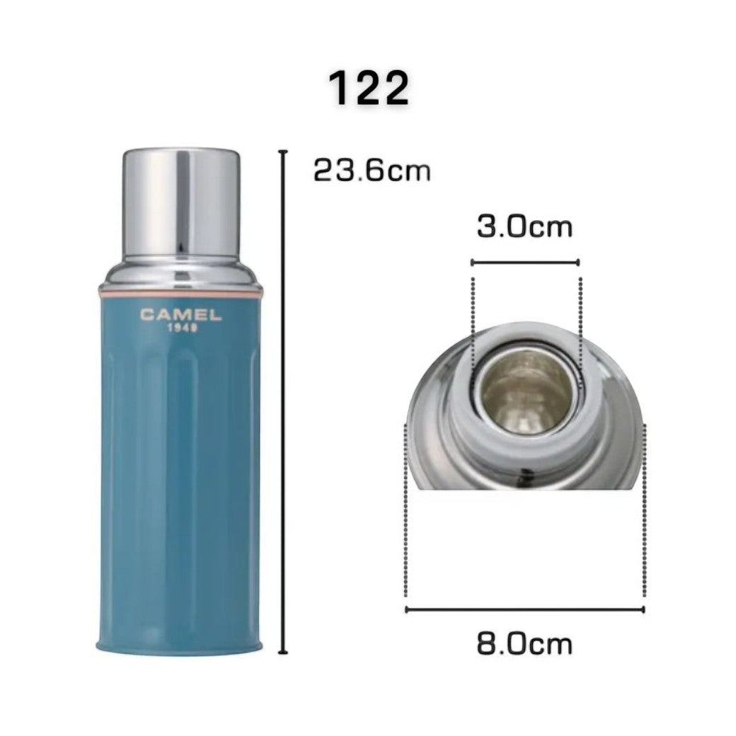 122 | ガラス内瓶 真空断熱ボトル 450ml Premium