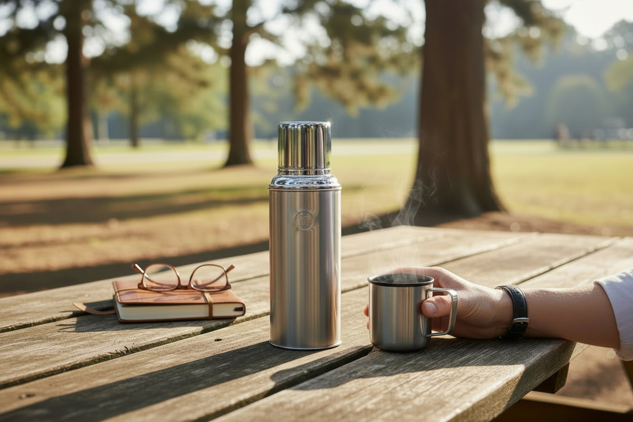 CAMEL 113｜ステンレス外装 ガラス内瓶 真空断熱ボトル 水筒｜CAMEL